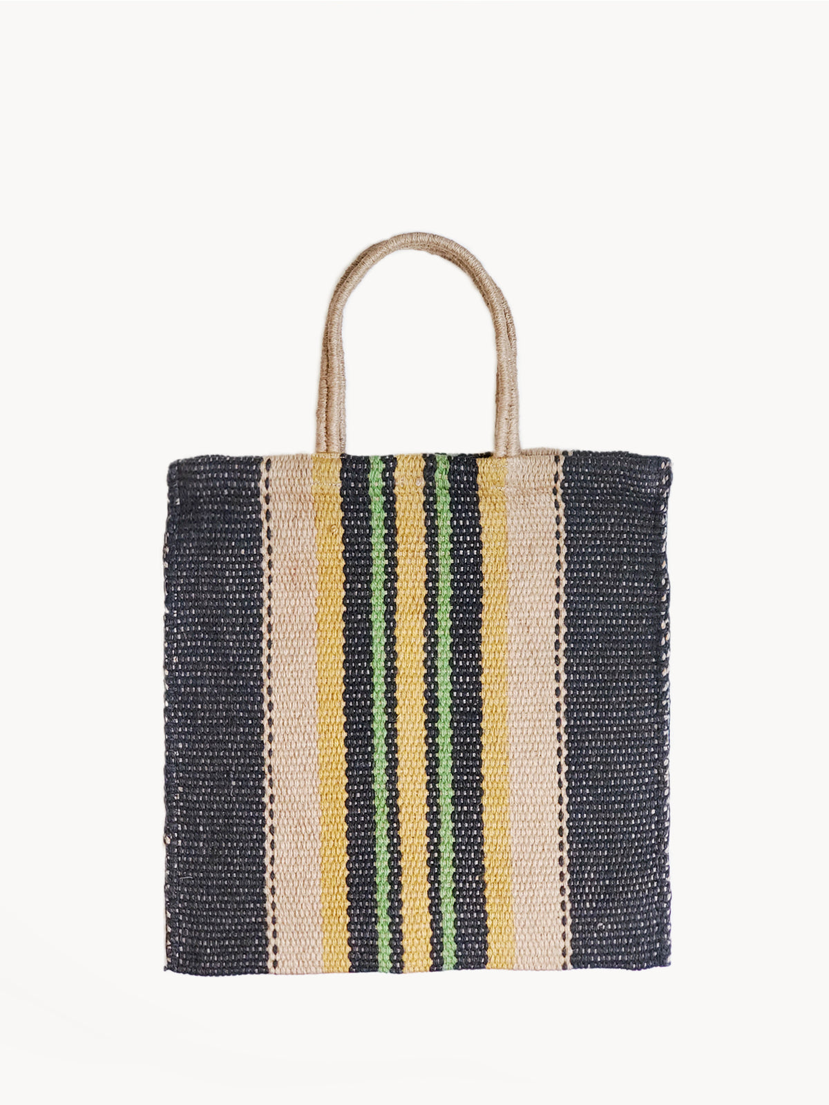 Dora Jute Tote Bag - Multi Navy Tote KORISSA