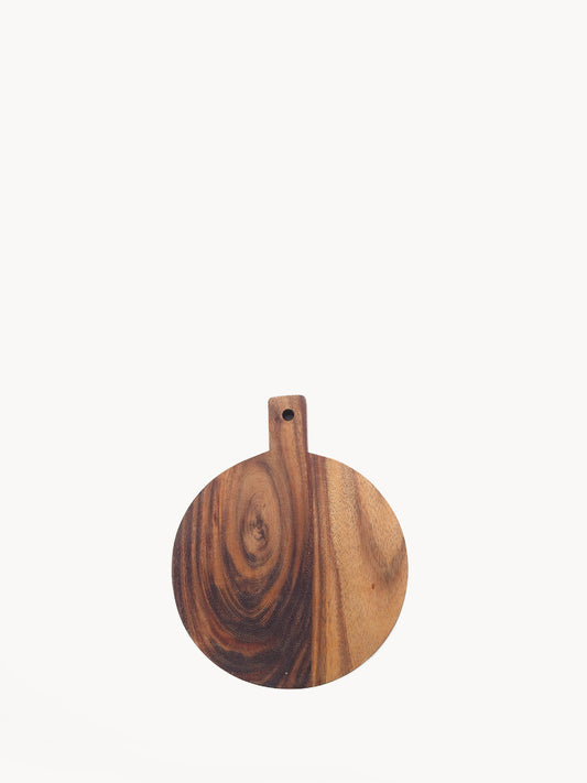 Wooden Round Serving Board - Small Serving Board KORISSA