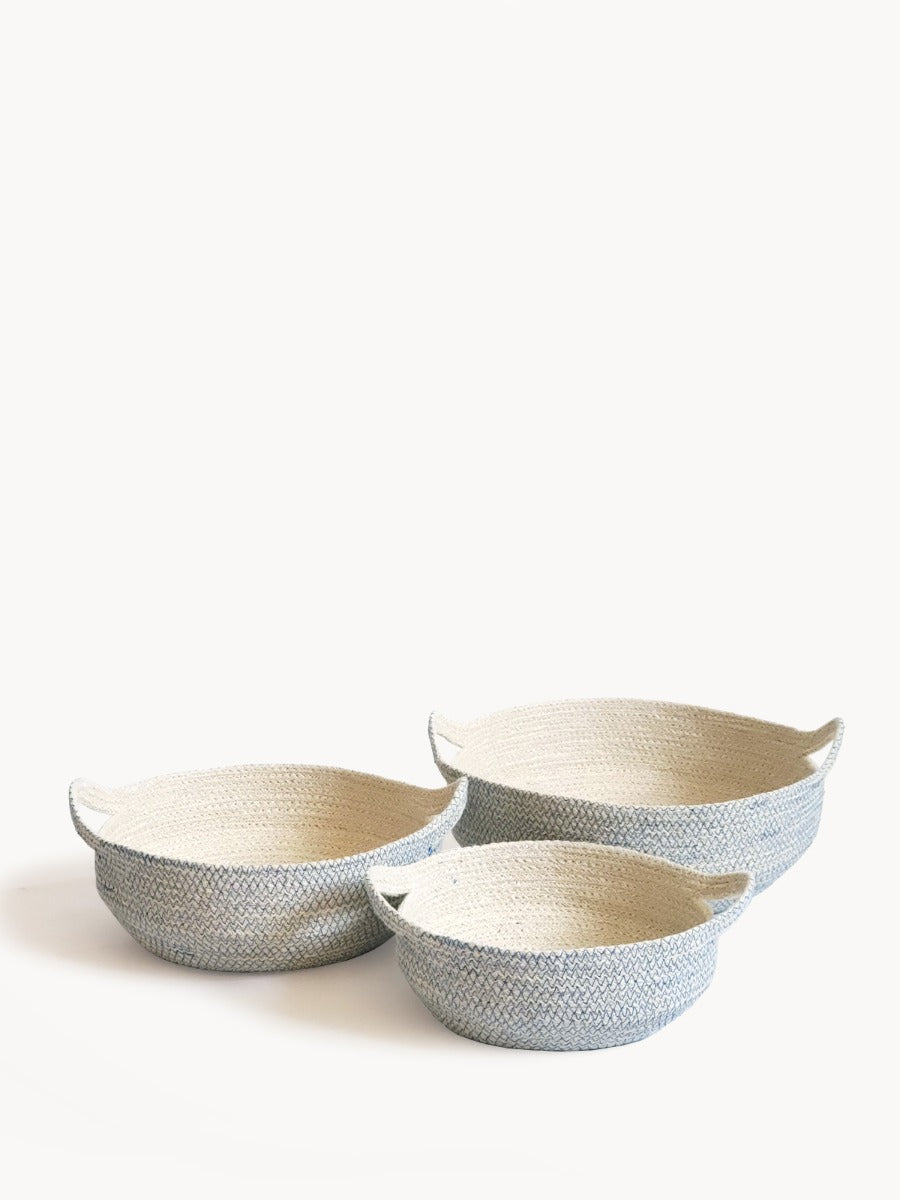 Amari Fruit Bowls - Blue Fruit Bowl Baskets KORISSA