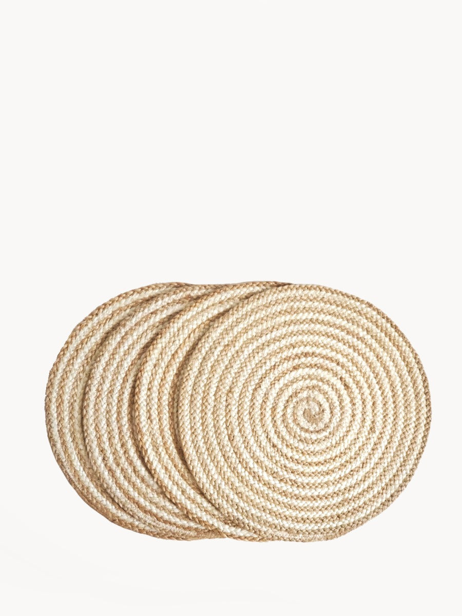 Placemats - Natural Jute (Set of 4) Placemats KORISSA