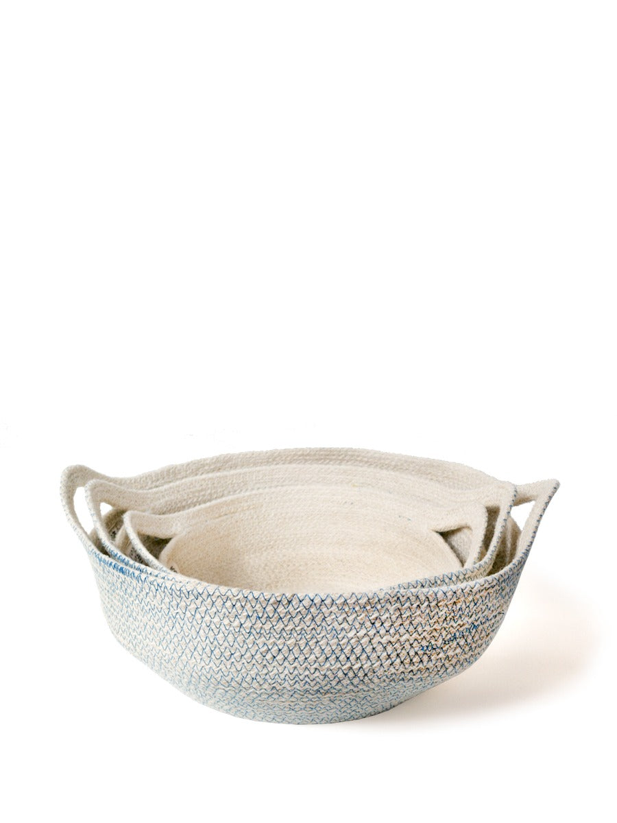 Amari Fruit Bowls - Blue Fruit Bowl Baskets KORISSA