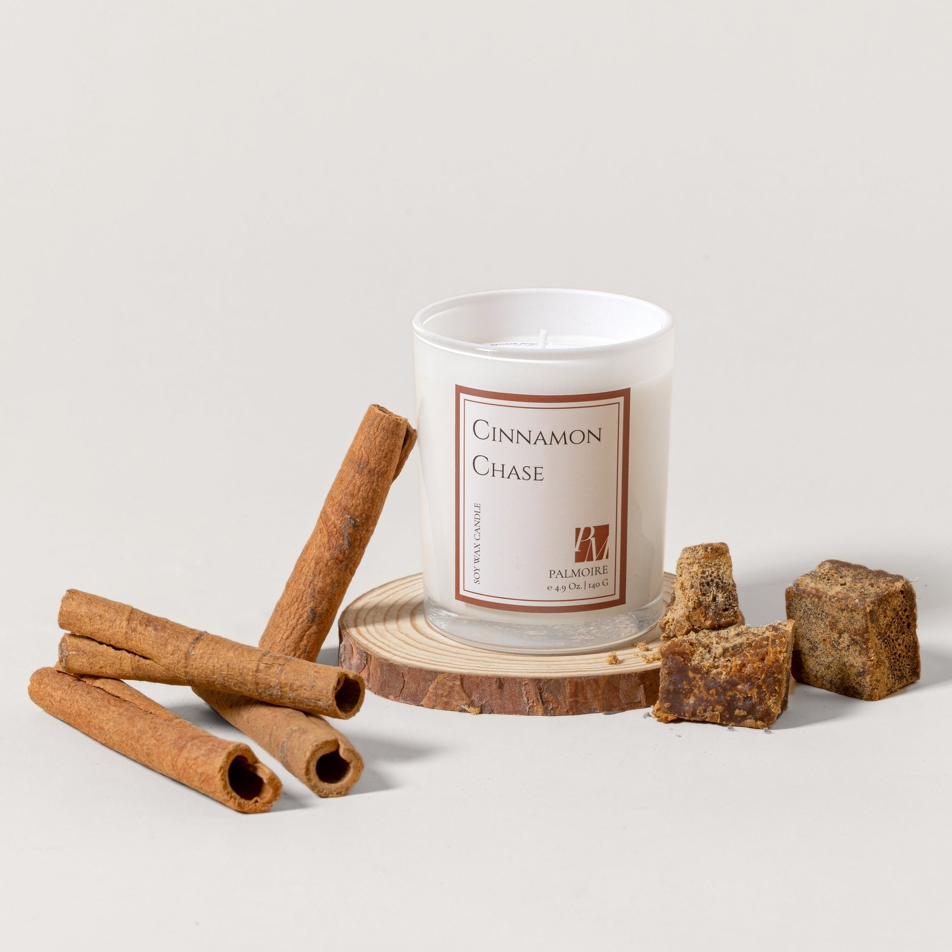 Cinnamon Chase Soy Wax Candle Candle PALMOIRE