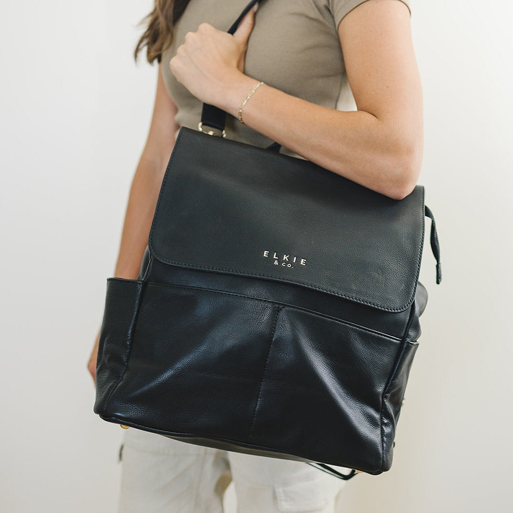 The Milan // Genuine Leather Backpack Backpack Elkie & Co.