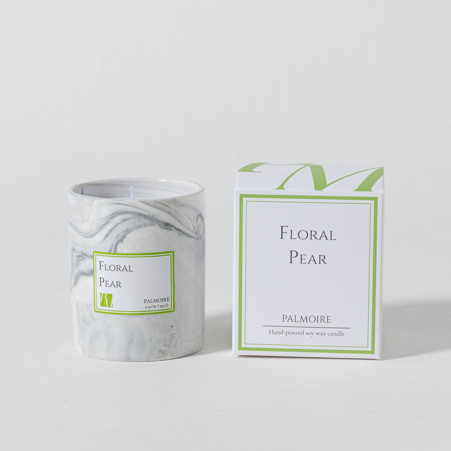 Floral Pear Soy Wax Candle Candle PALMOIRE