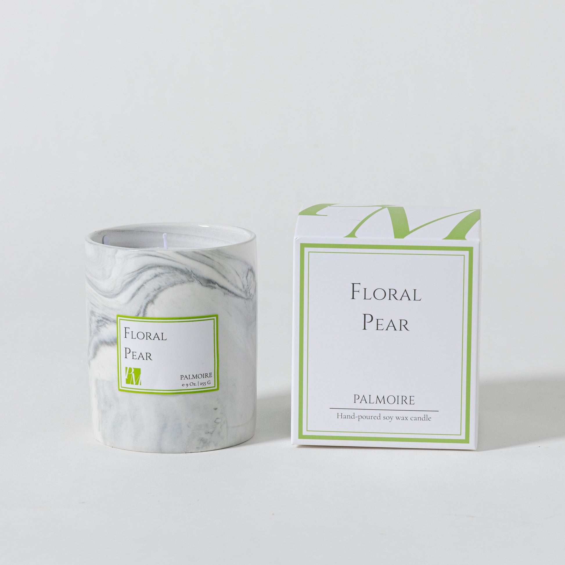 Floral Pear Soy Wax Candle Candle PALMOIRE