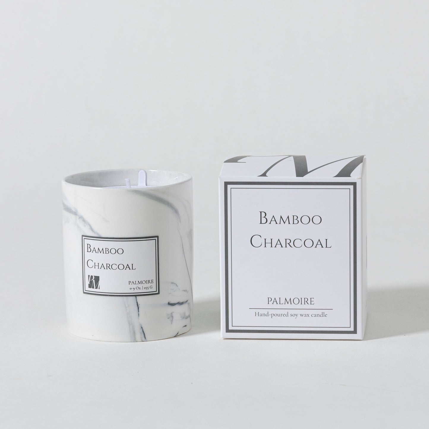 Bamboo Charcoal Soy Wax Candle Candle PALMOIRE