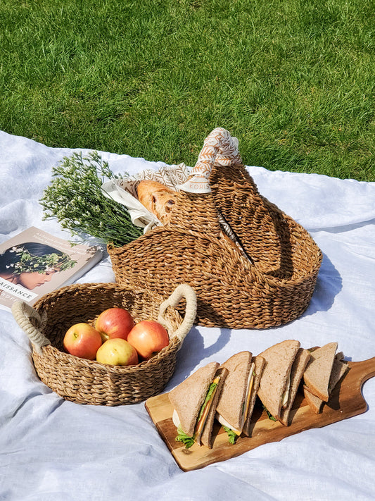 Picnic Basket Handmade from Savar Picnic Basket KORISSA