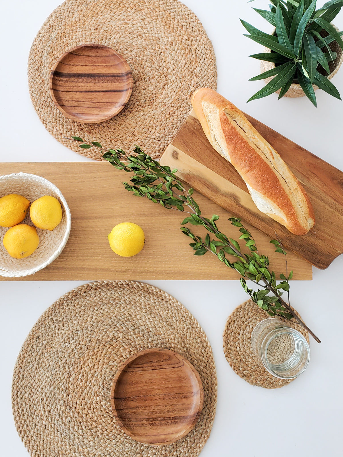 Kata Natural Placemats (Set of 4) Placemats KORISSA