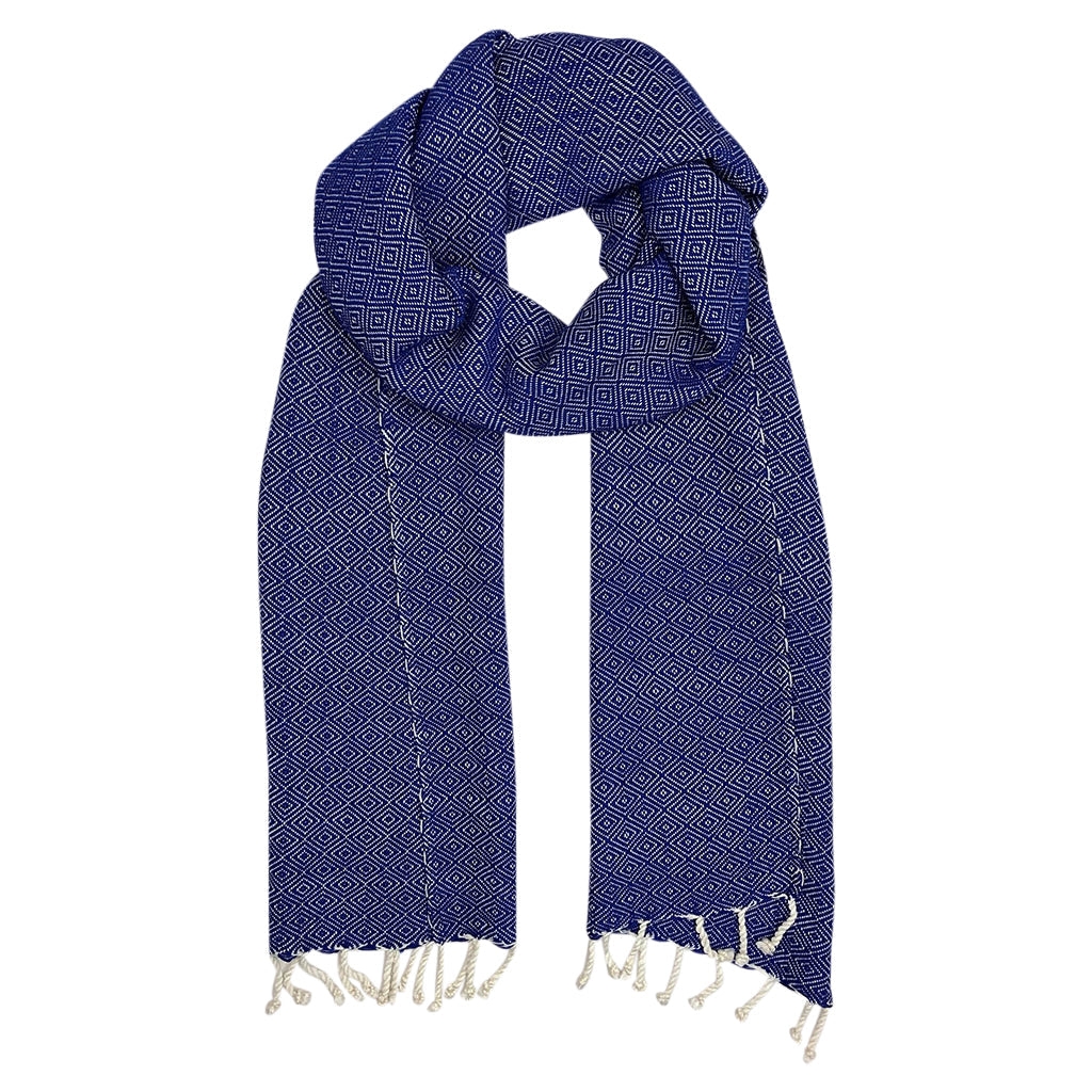 Organic Cotton Diamond Scarf Scarves SLATE + SALT