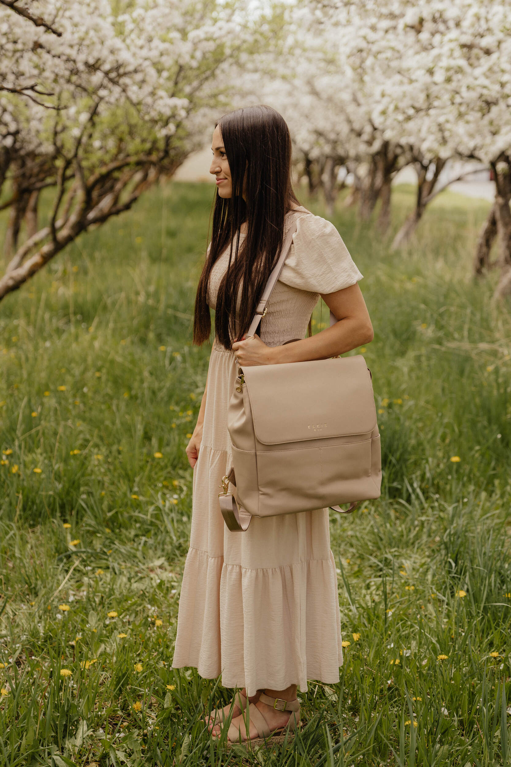 The Milan Vegan Leather Backpack backpacks Elkie & Co.