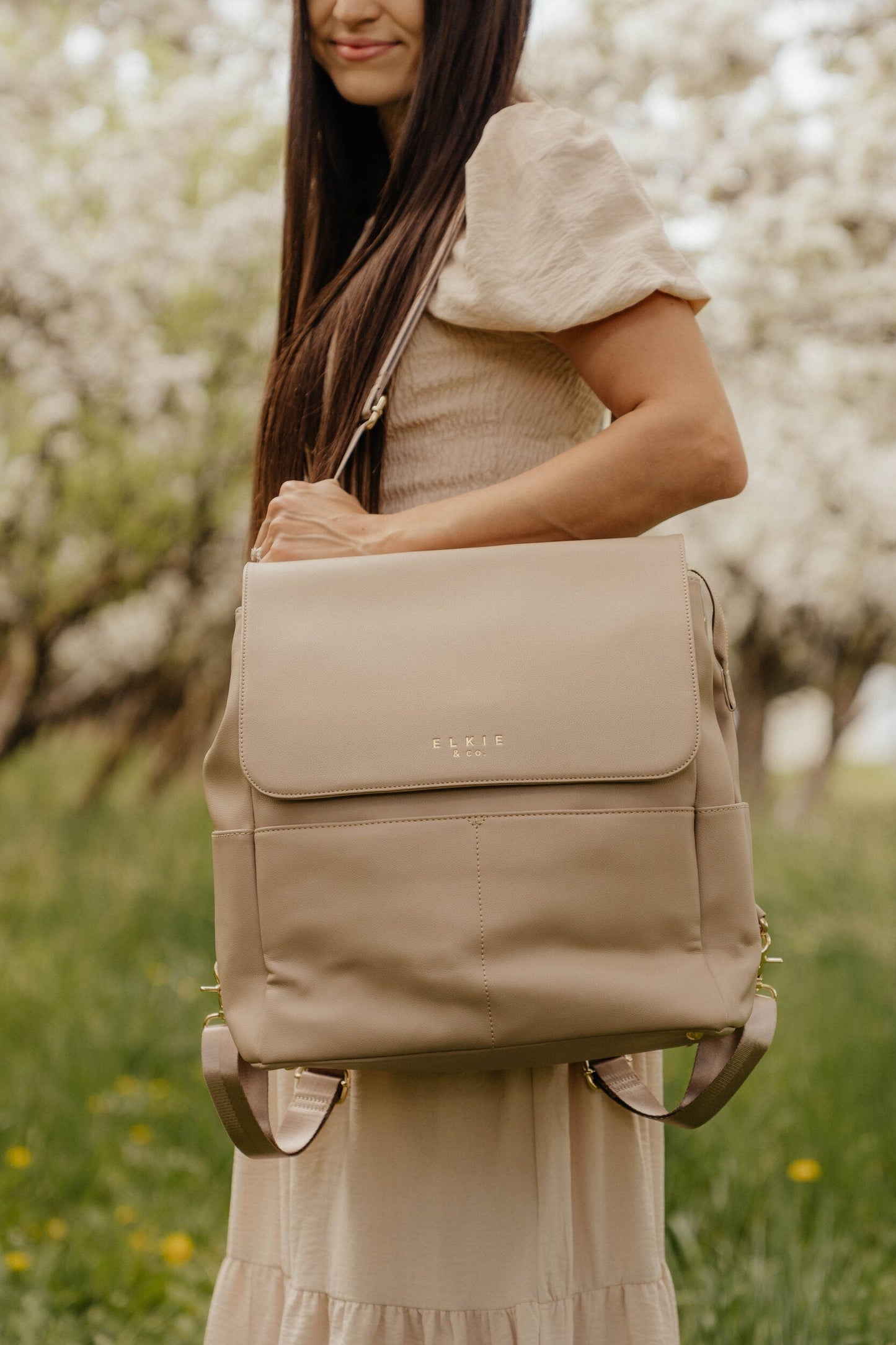 The Milan Vegan Leather Backpack backpacks Elkie & Co.