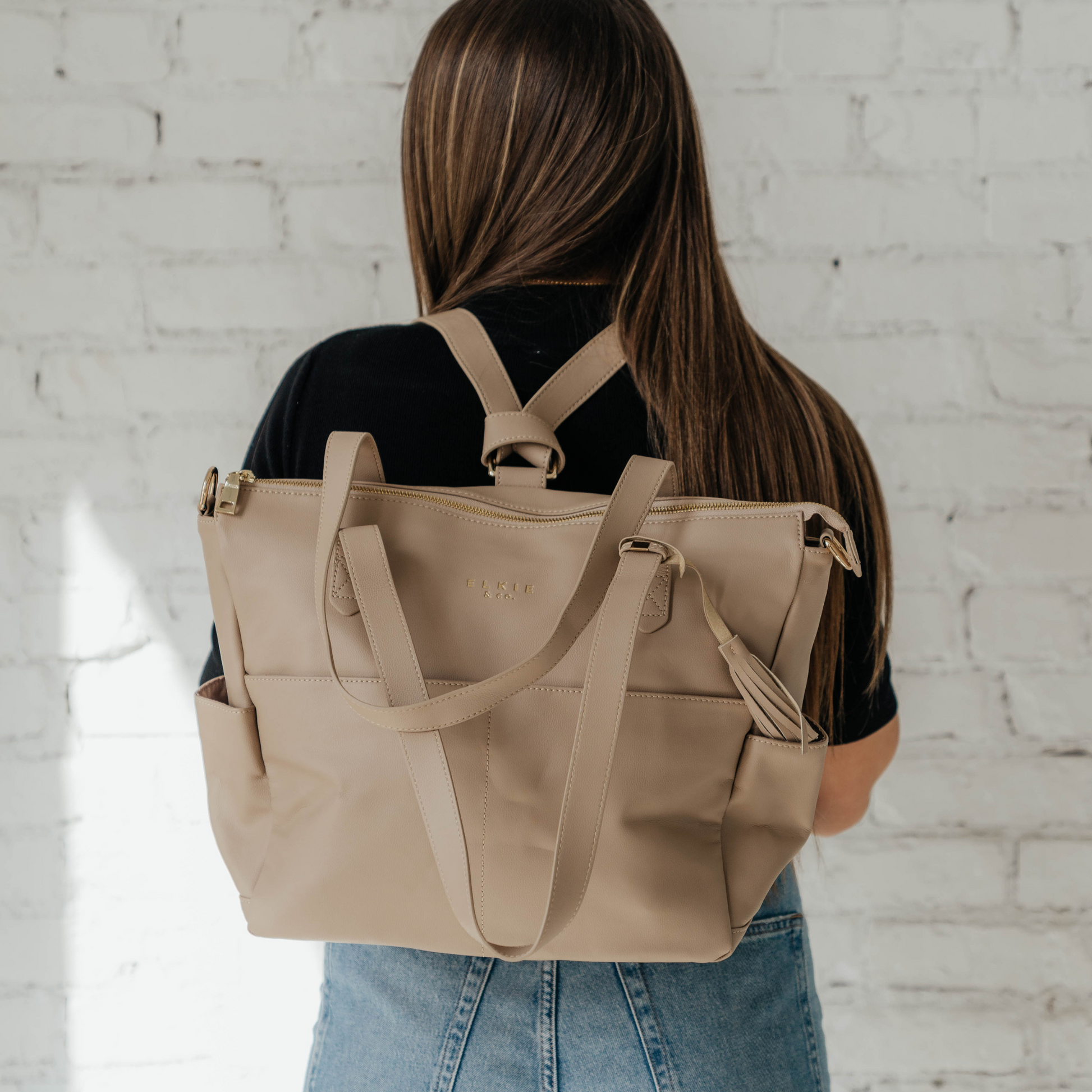 The Aberdeen Convertible Tote backpack Elkie & Co.