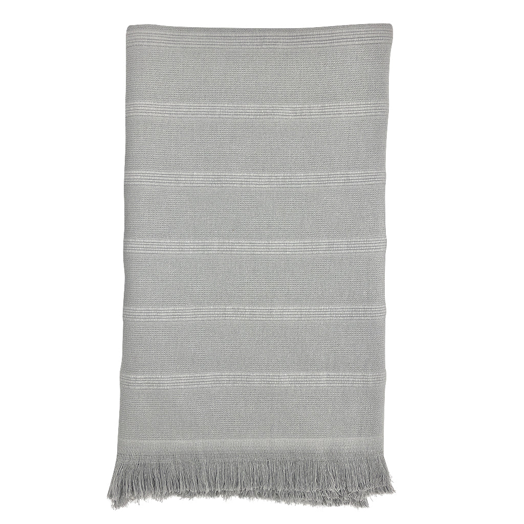 Aegean Turkish Towel Bath Towel SLATE + SALT