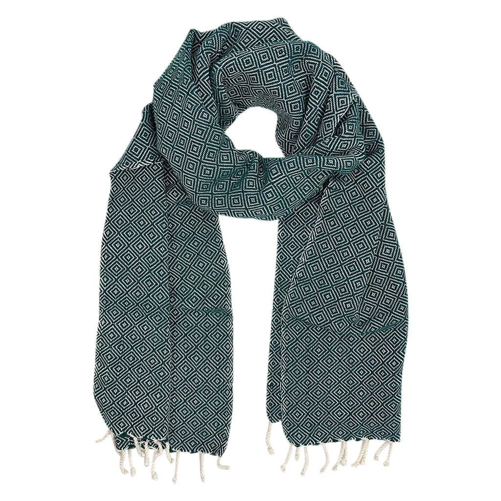 Organic Cotton Diamond Scarf Scarves SLATE + SALT