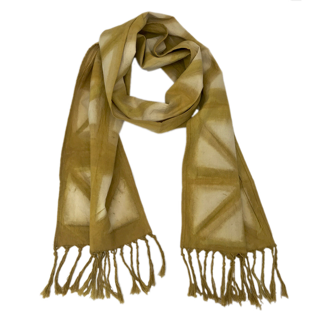 Mango Tie Dyed Cotton Scarf Scarves SLATE + SALT