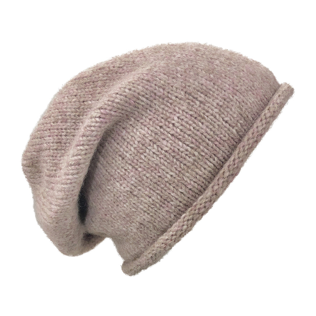 Blush Essential Knit Alpaca Beanie Beanie SLATE + SALT