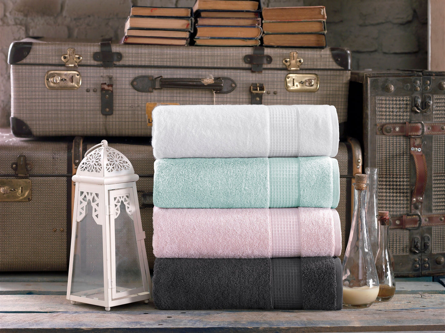 Milano Collection 2 Bath Towels Set Bath Towel SaaSoh