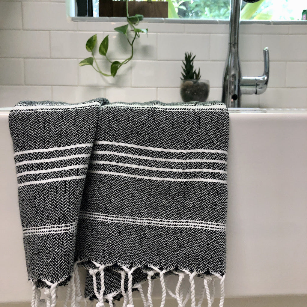 Classic Turkish Hand Towel Hand Towel SLATE + SALT