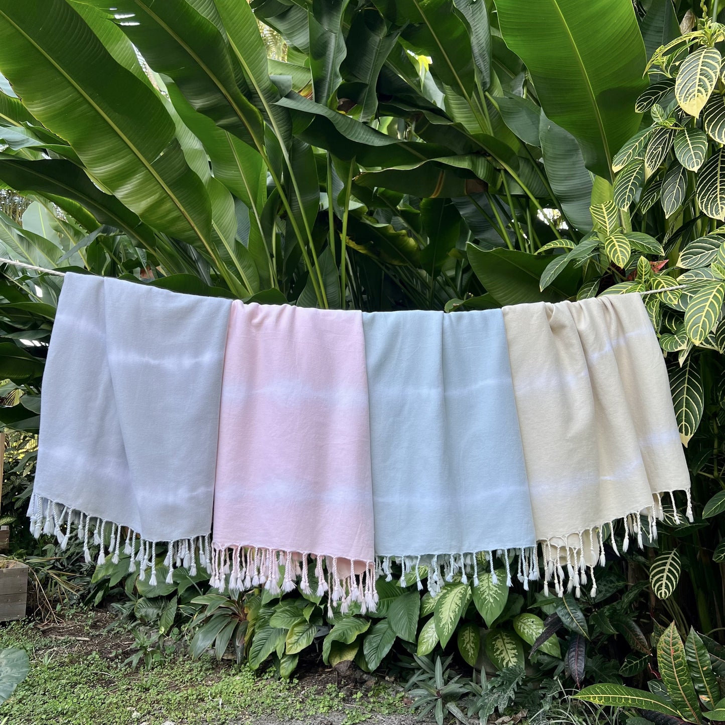 Blush Tie Dye Turkish Beach Towel Beach Towel SLATE + SALT