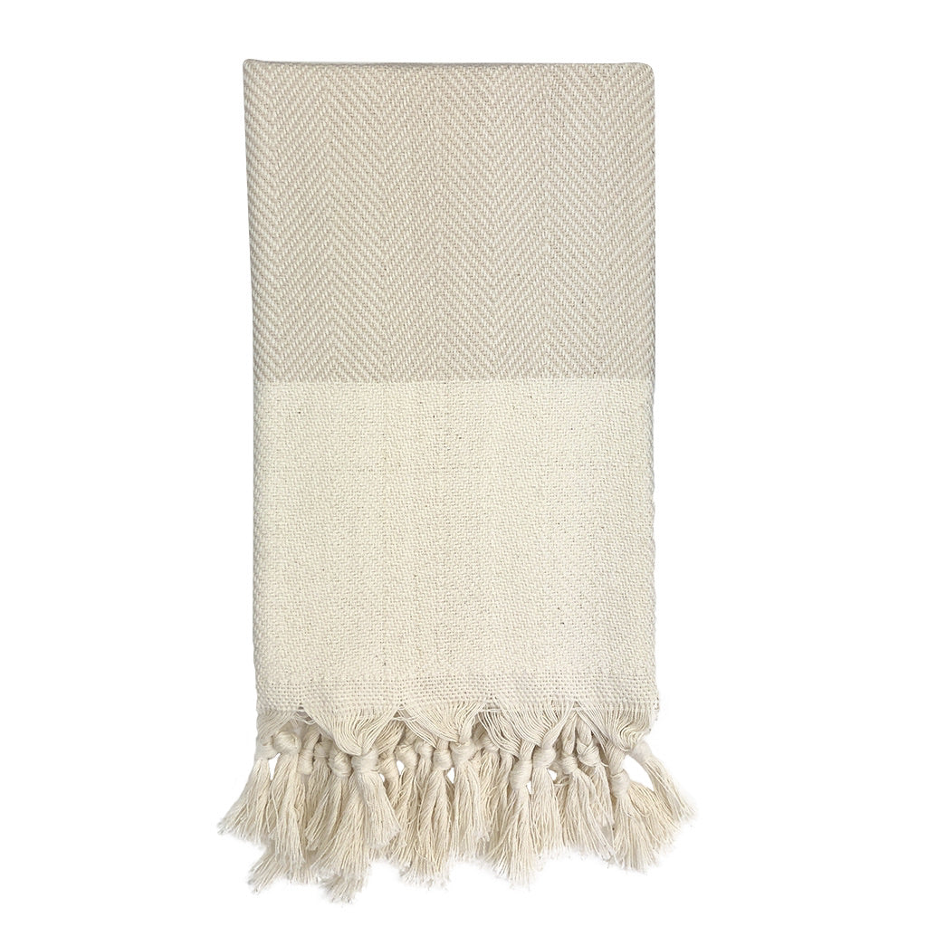 Herringbone Turkish Hand Towel Hand Towel SLATE + SALT