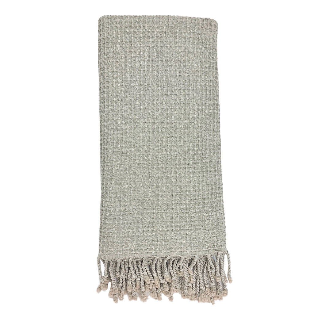 Waffle Weave Turkish Towel Bath Towel SLATE + SALT